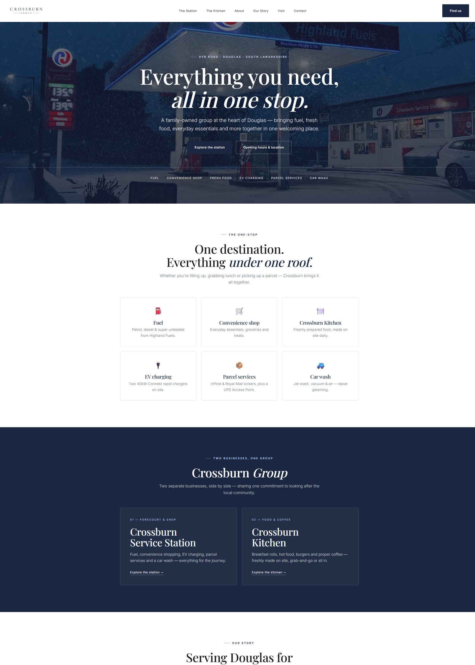 Crossburn Group website